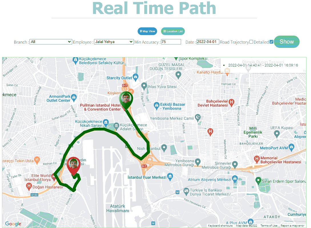 screenshot of Where's My Staff